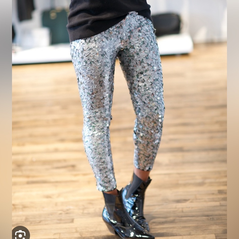 H&M sequin pants